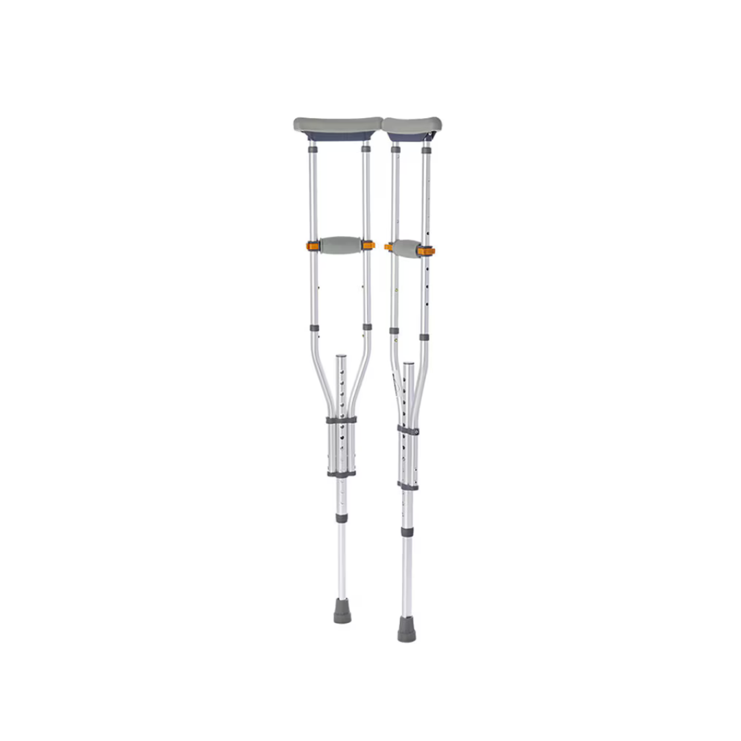 Rhythm Universal Height Adjustable Crutches - Fits Users from 4’6” to 6’6”